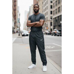 Nike Dri-Fit Black Jogging Pants W/ Pockets